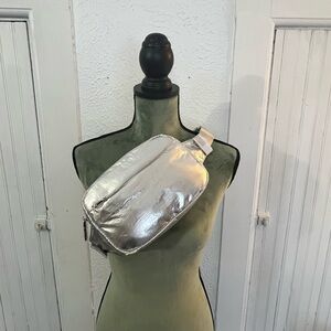 Silver Women's Crossbody Bag
